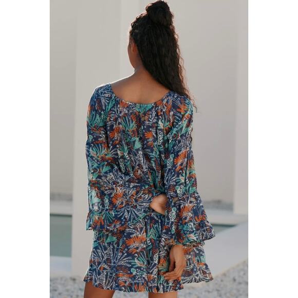 Anthropologie Celandine Boho Cover-Up Tunic Dress - Picture 2 of 12